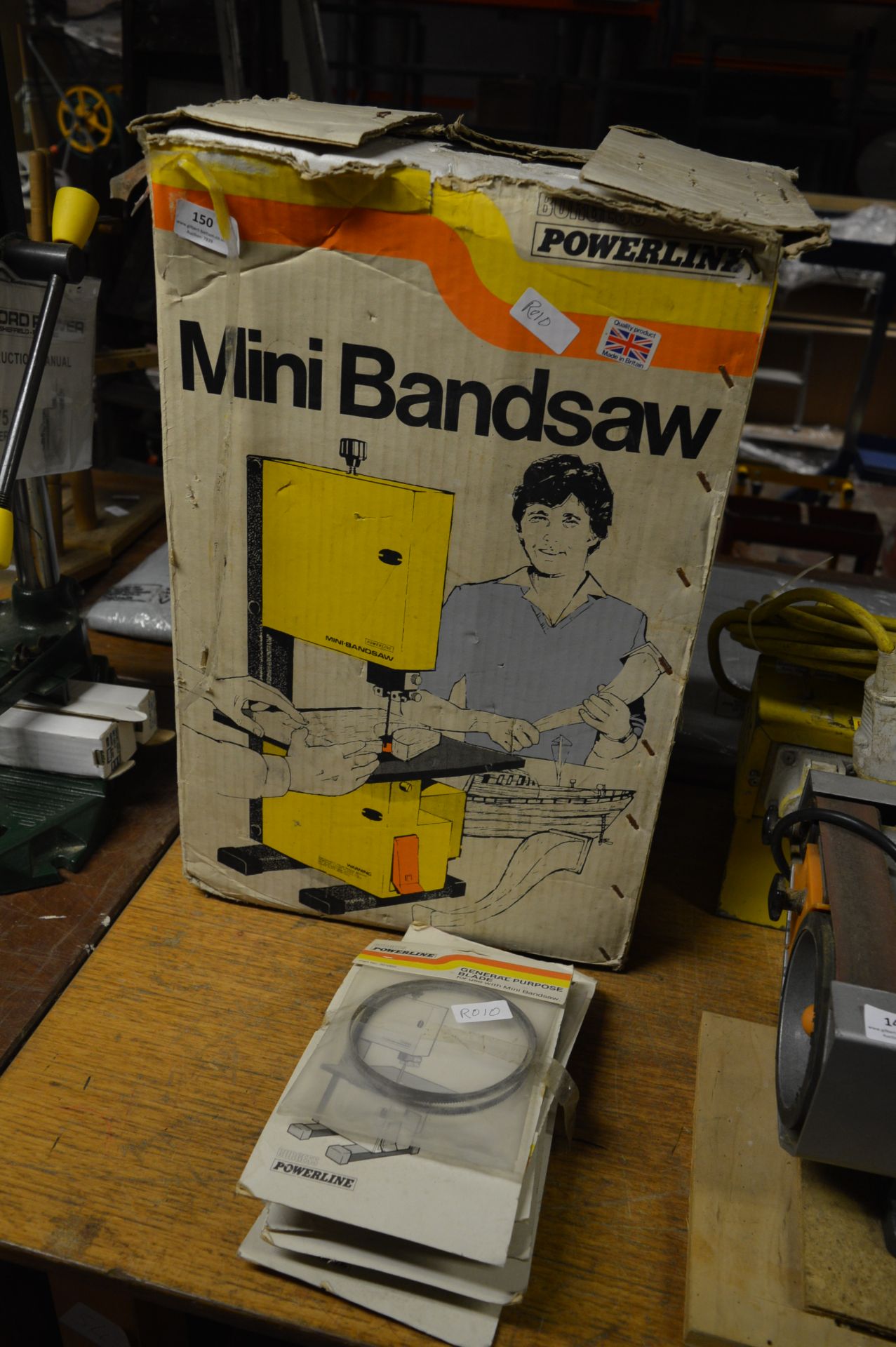 Bandsaw with Spare Blades