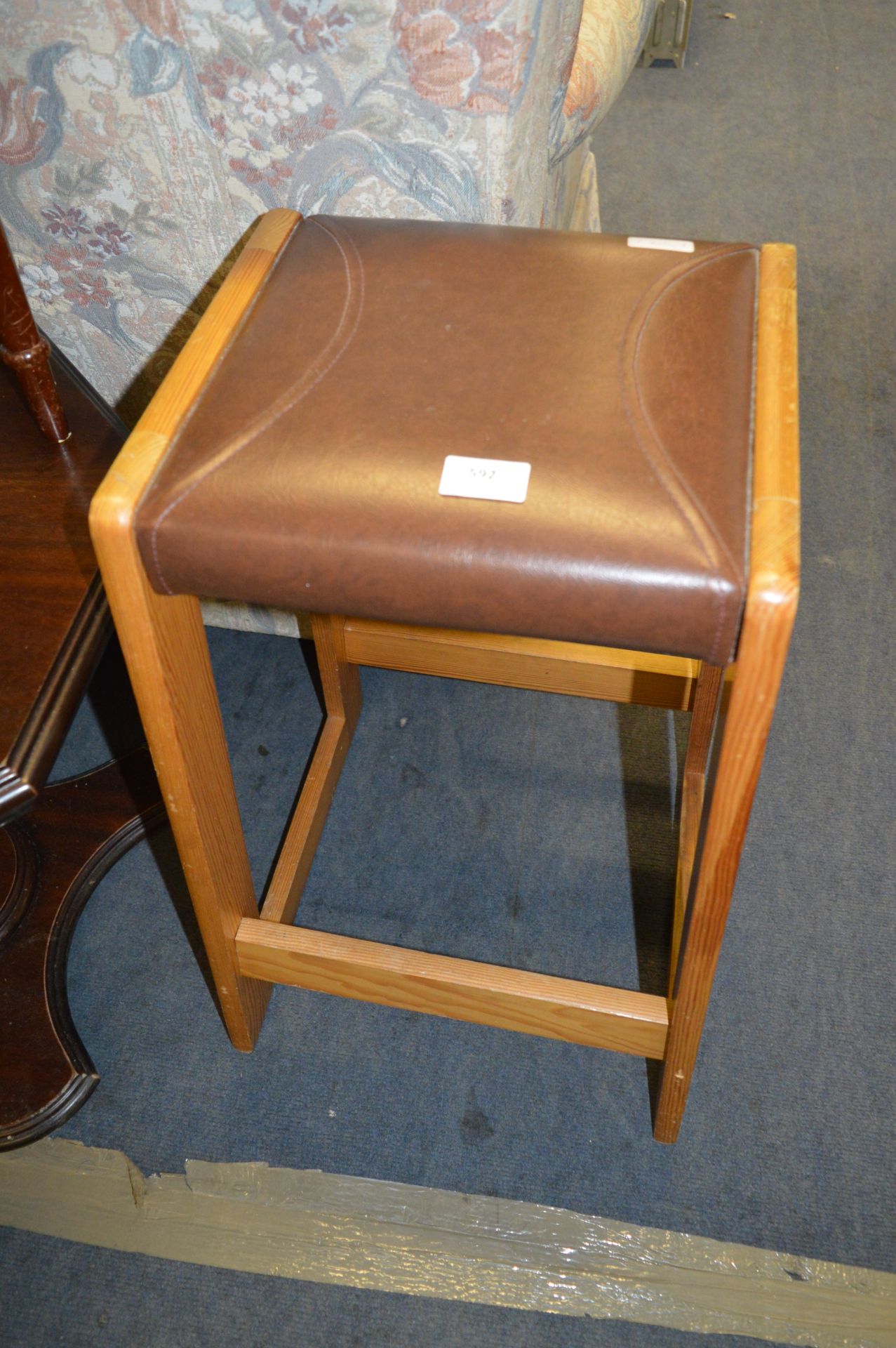 Pine Framed Stool