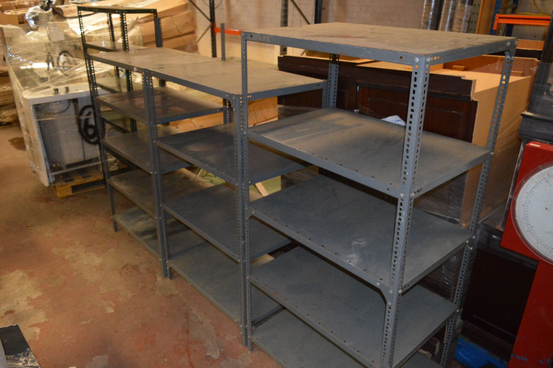 Four Pieces of Adjustable Dexion Shelving