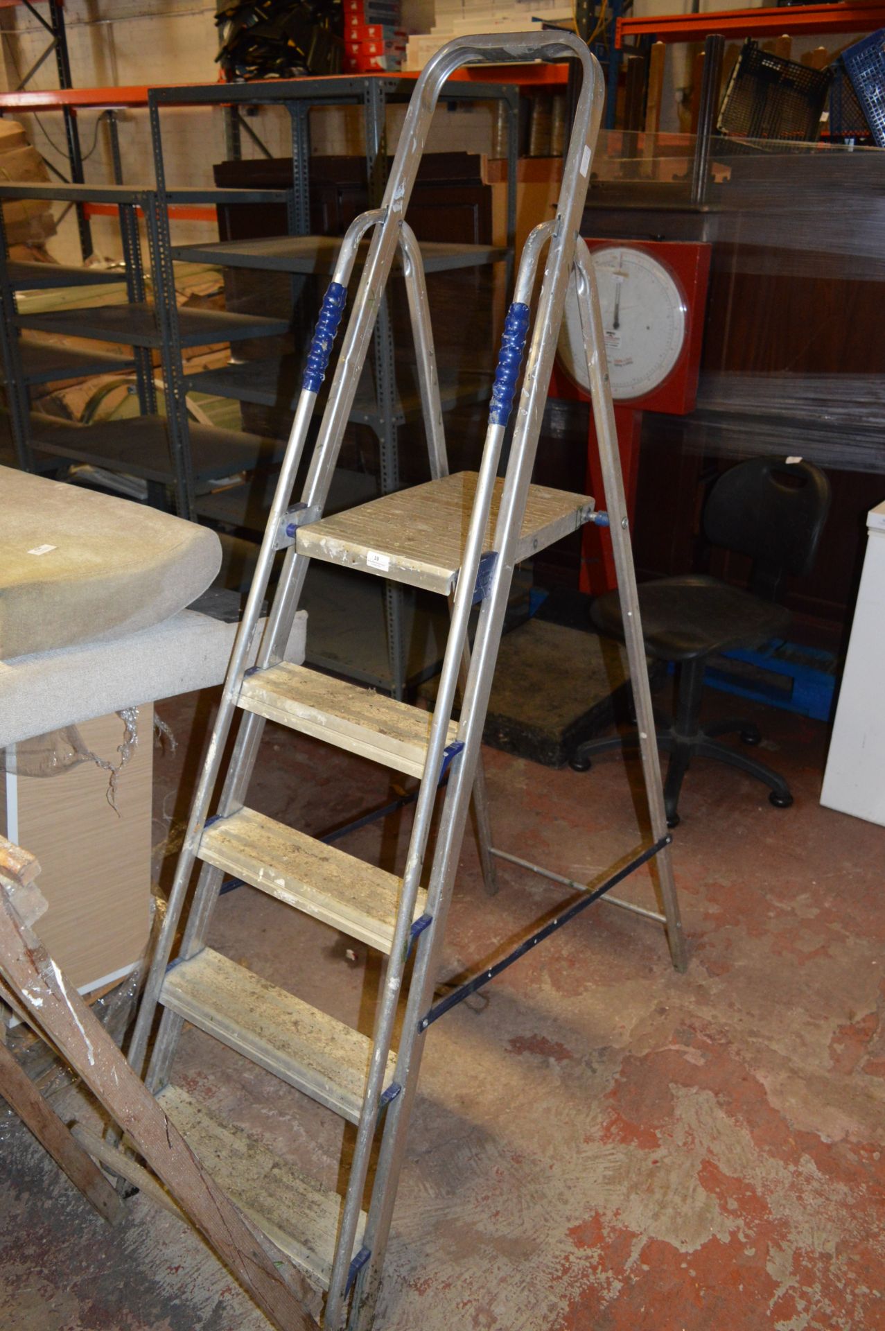 Pair of Aluminium Four Tread Platform Steps