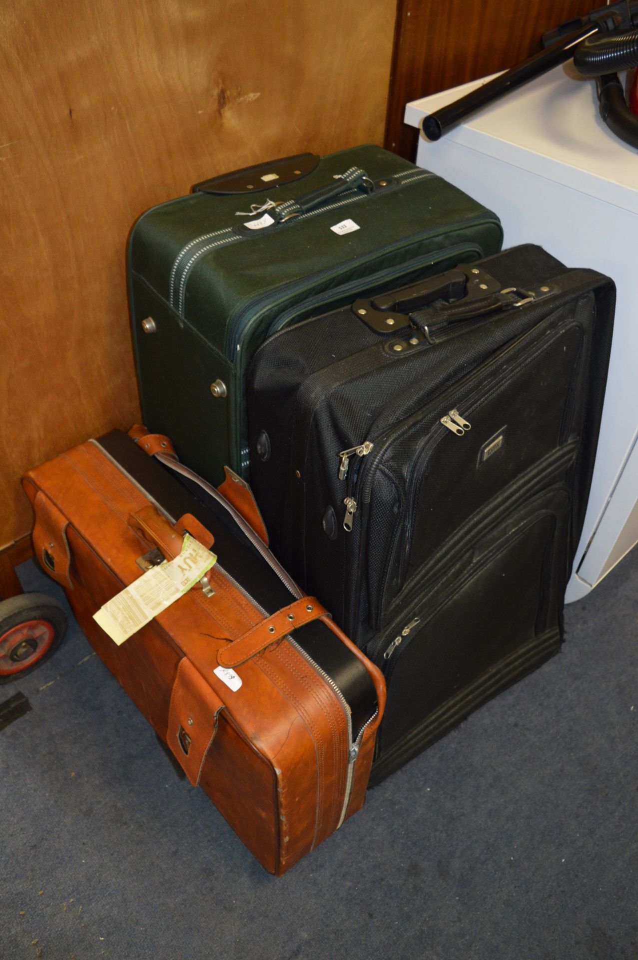 Three Large Suitcases