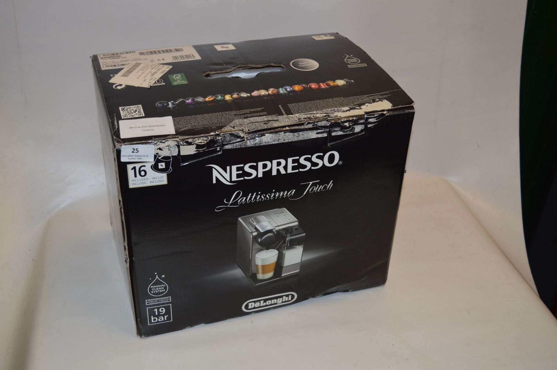 *MATT BLACK NESPRESSO COFFEE MACHINE