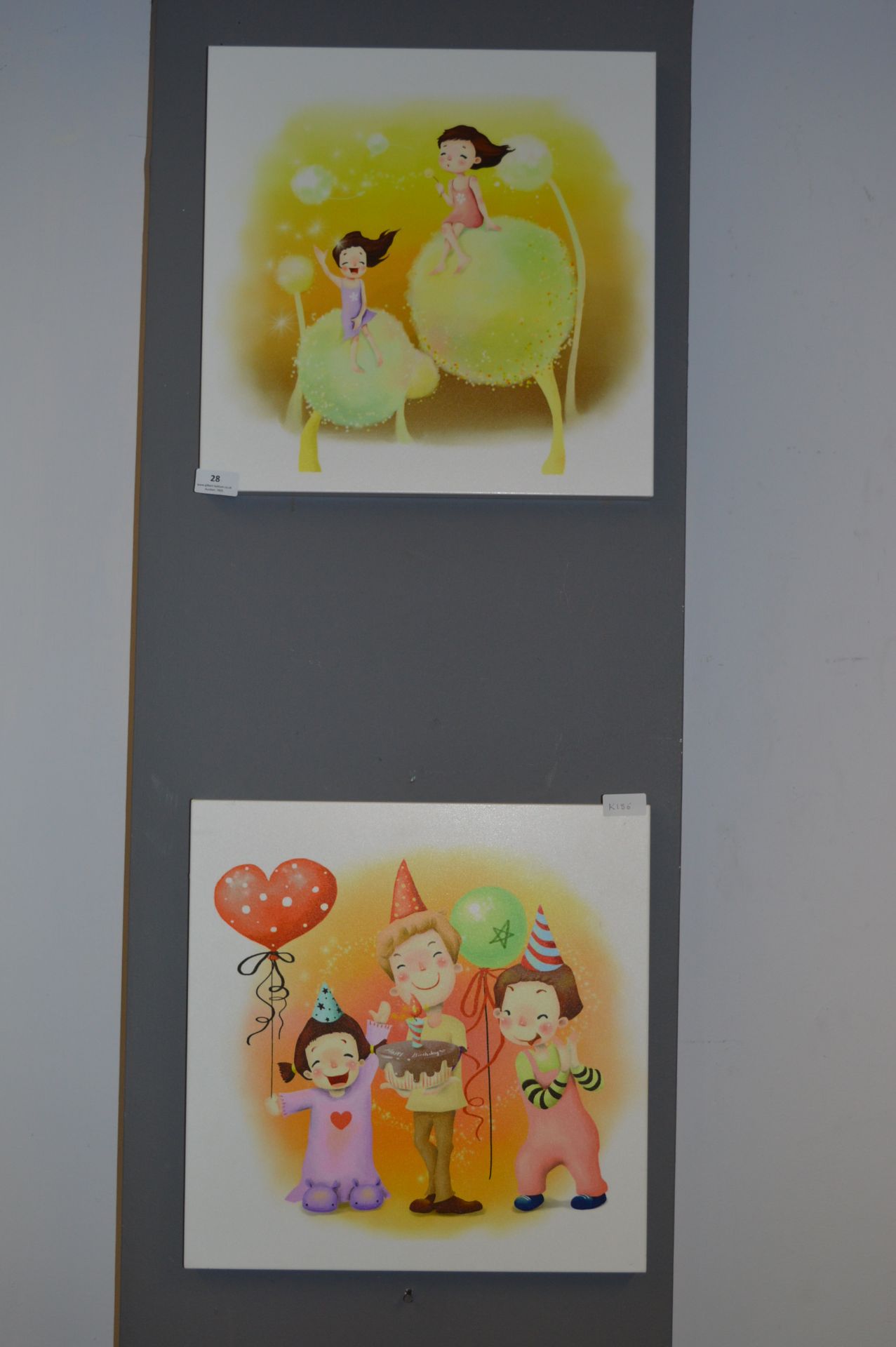 Pair of Unframed Nursery Prints