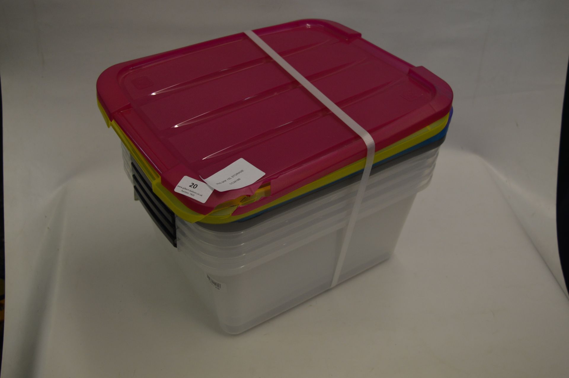 *IRIS 5PK 15L STORAGE BOXES