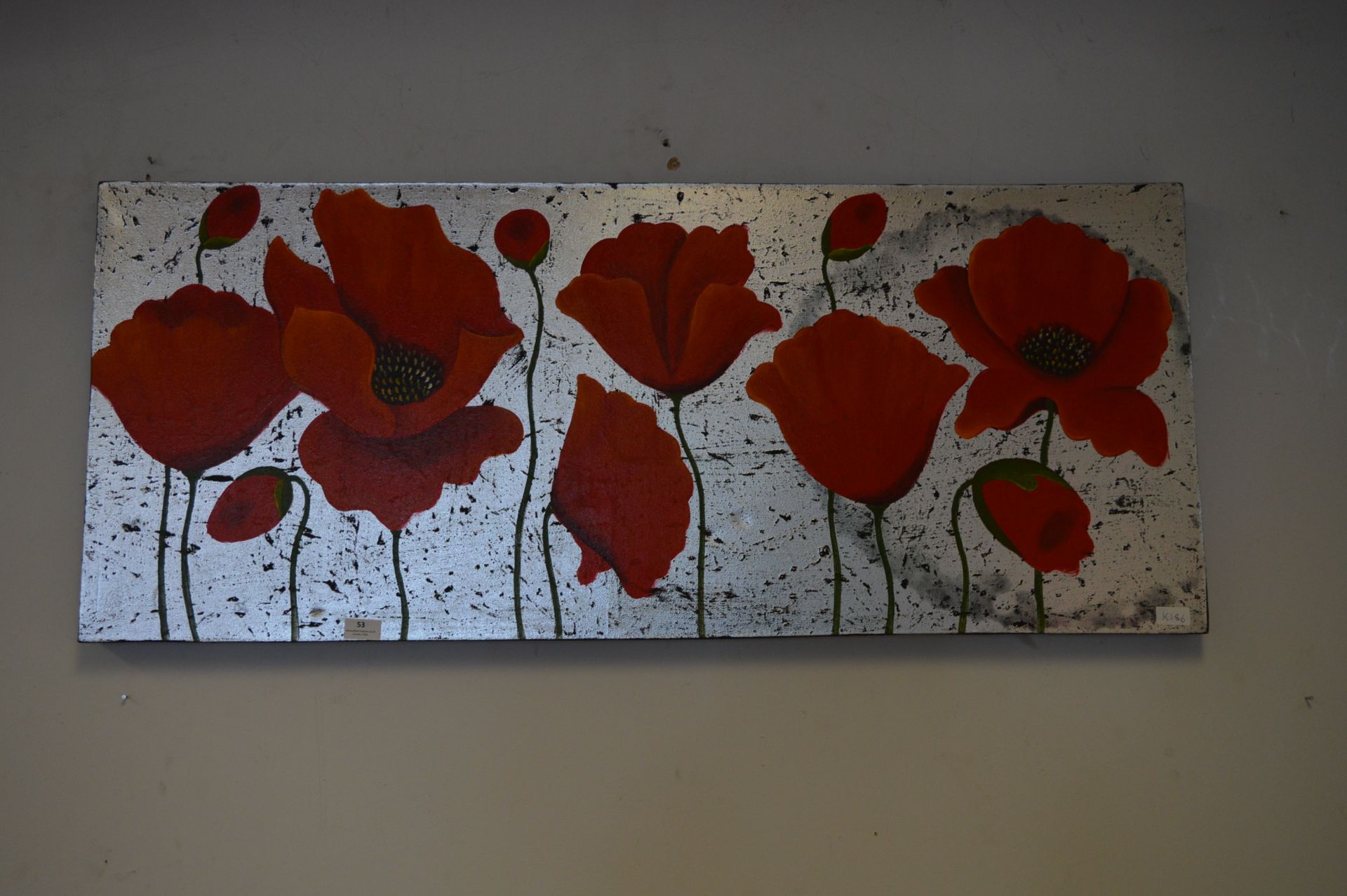 Unframed Printed Canvas "Poppies"