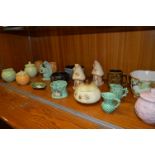 Assorted Collection of Sylvac Pottery; Plant Pots, Lidded Jars, Mugs, etc.