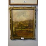 Oil on Canvas "Tintern Abbey on the Rye"