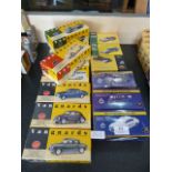 Fifteen Boxed Diecast Model Vehicles Vanguards, British Police and Sports Cars