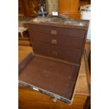 Leather Doctors Case with Inner Drawers