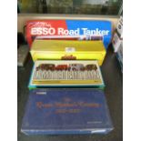 Four Boxed Model Vehicles Road Tanker, Greatest Show, National Resource Vans and Queen Mother