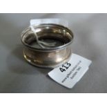 Hallmarked Silver Napkin Ring "Birmingham 1916" Approx. 5.7g