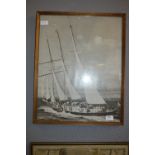 Framed Photo Print "Sailing Boat"