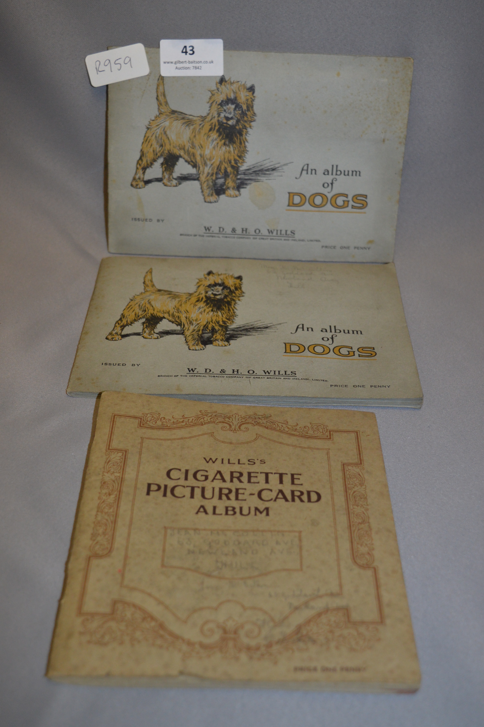 Three Will's Cigarette Picture Card Albums