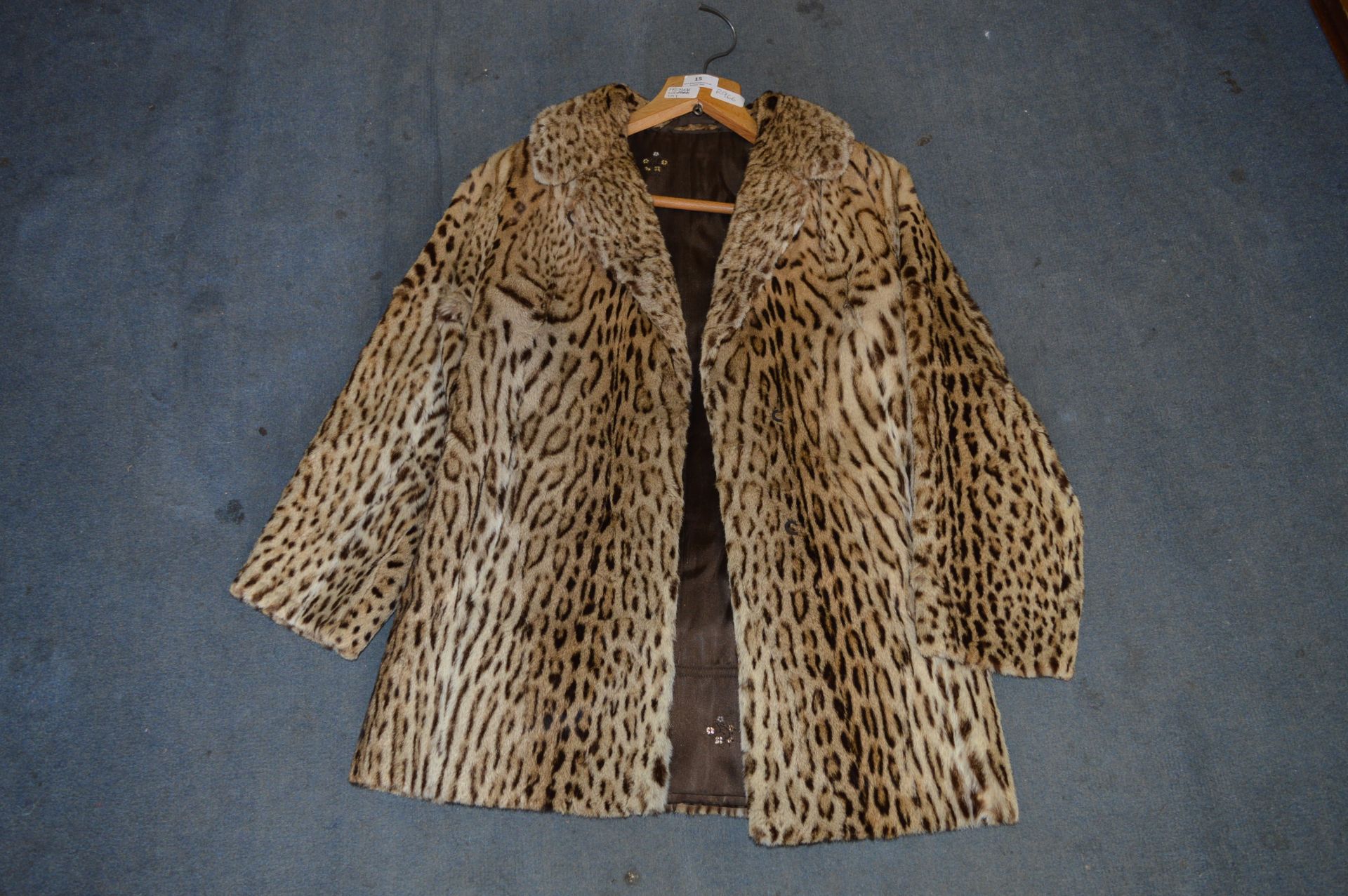 French Leopard Ladies Coat