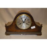 Oak Cased Mantel Clock