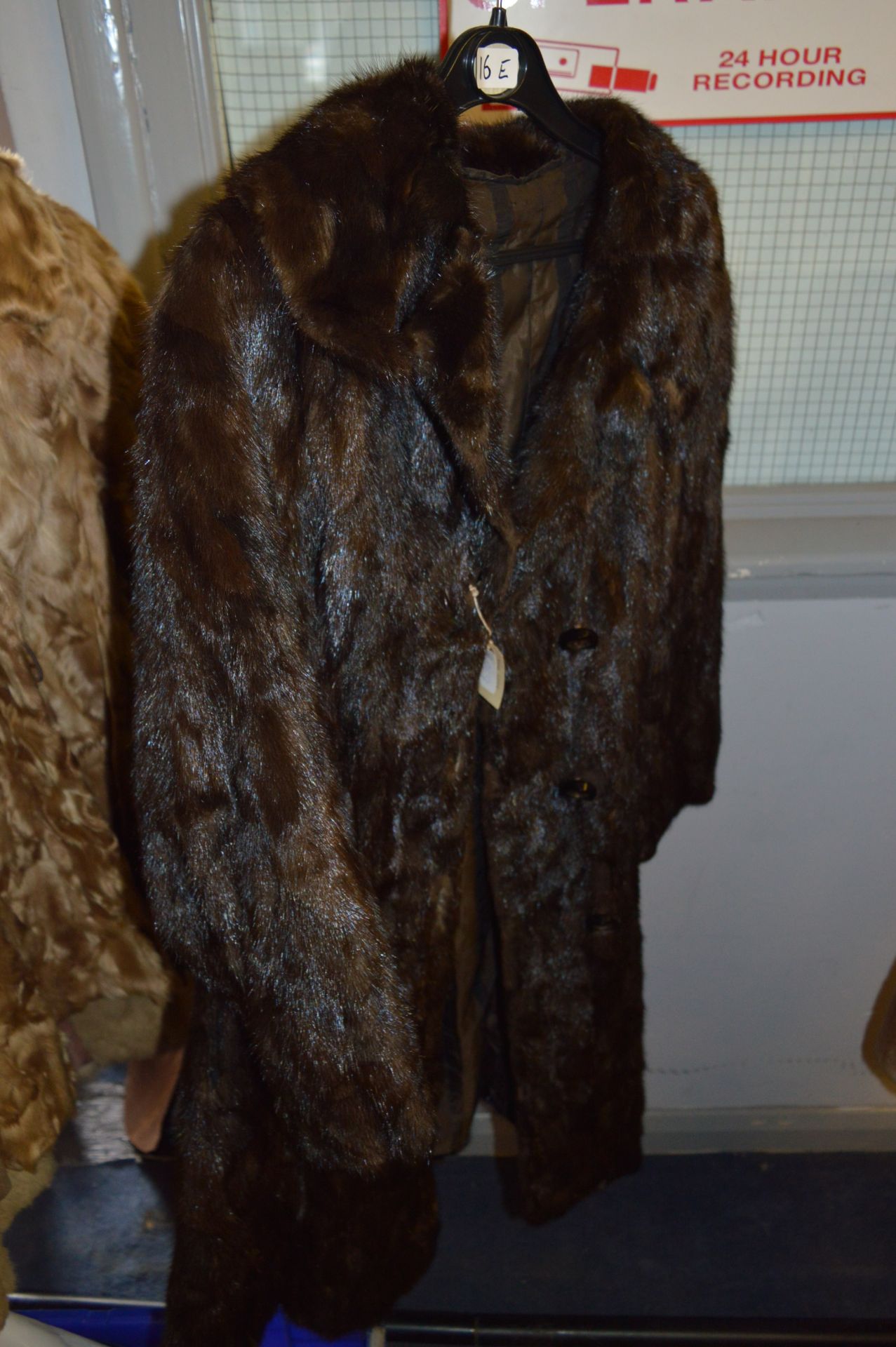 Long Mink Fur Coat