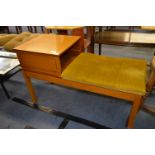 1970's Teak Telephone Table