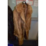 Long Musquash Fur Coat