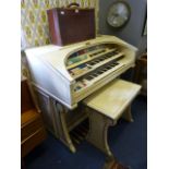 Wurlitzer Total Tone Deluxe Electronic Organ and Stool