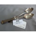 Pair of Georgian Tablespoons Approx. 32g