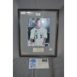 Framed Photo "US Astronaut Charles Conrad Jr. Apollo 11"