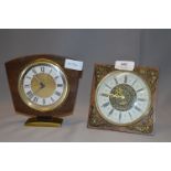 Two 1970's Mantel Clocks