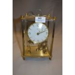 Kundo Brass Cased Anniversary Clock