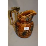 Arthur Wood Horse Handled Brown Jug