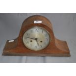 Oak Cased Mantel Clock