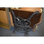 Cast Metal Garden Bench Ends