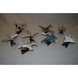 Collection of Eight Diecast Fighter Planes