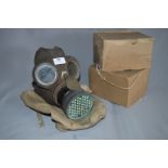 Three WWII Gas Masks