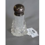 Silver Topped Condiment Bottle "Birmingham 1921"