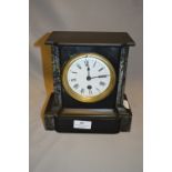 Black Slate Mantel Clock