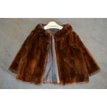 Waist Length Ladies Fur Jacket