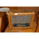 Walnut Cased Pye Radio