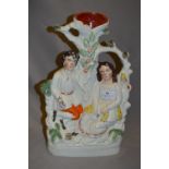 Staffordshire Flatback Figurine "Lovers"