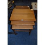 Teak Nest of Three Tables