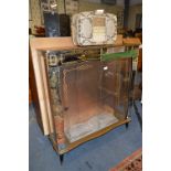 1950's Display Cabinet, Glass Sliding Doors