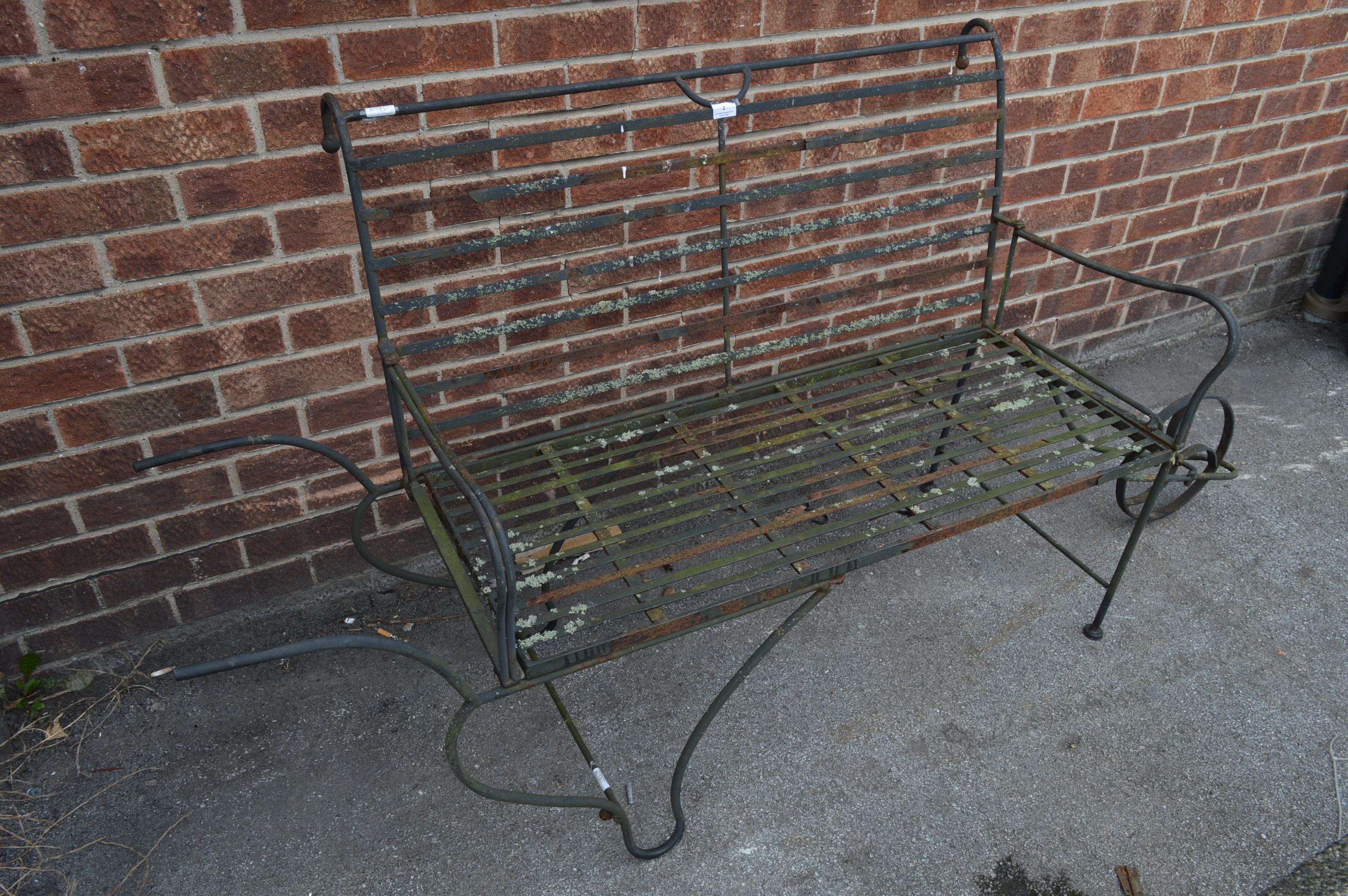 Wrought Metal Garden Bench