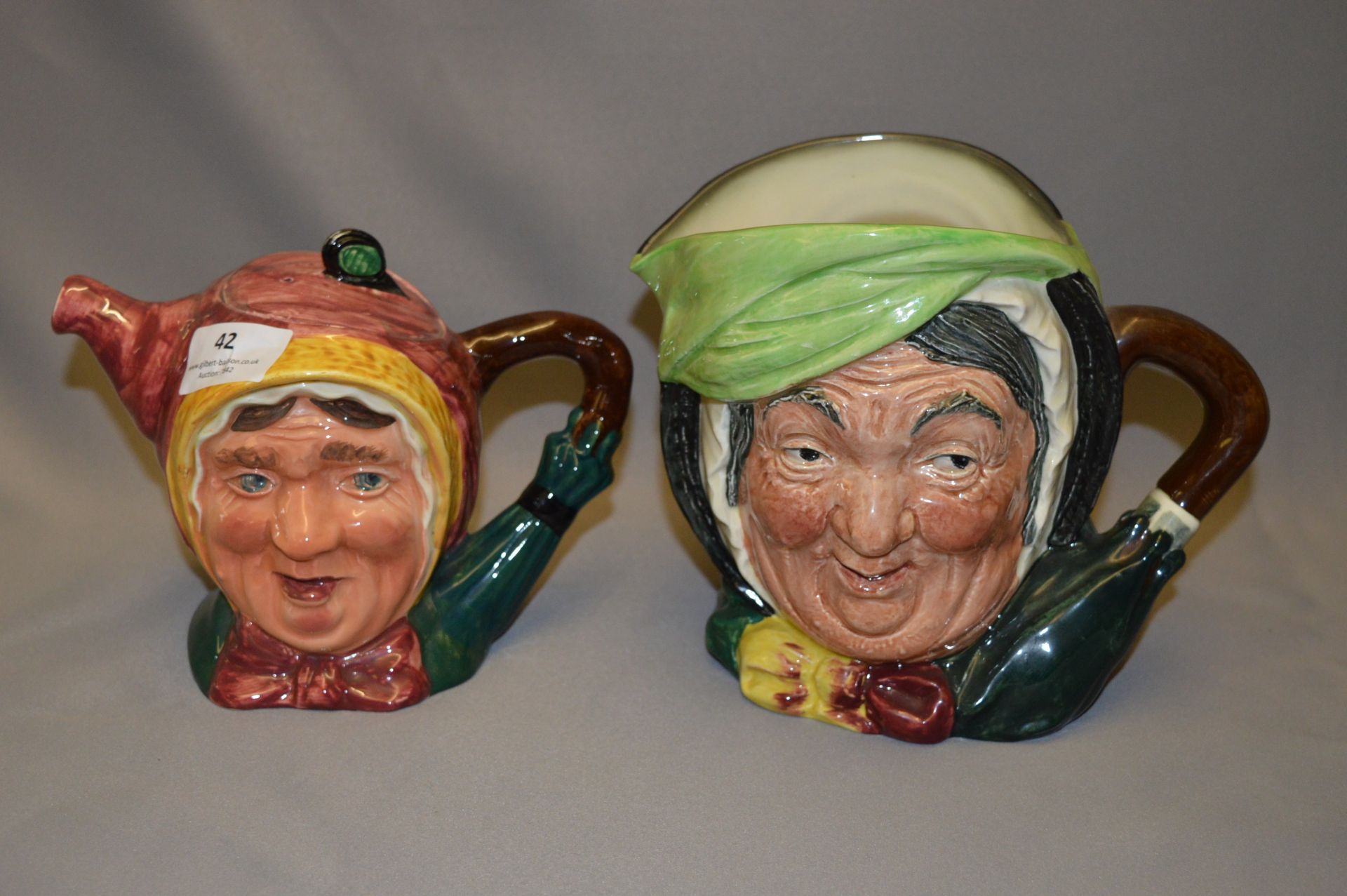 Royal Doulton Toby Jug and a Beswick Teapot