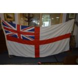 Large Union Jack White Ensign