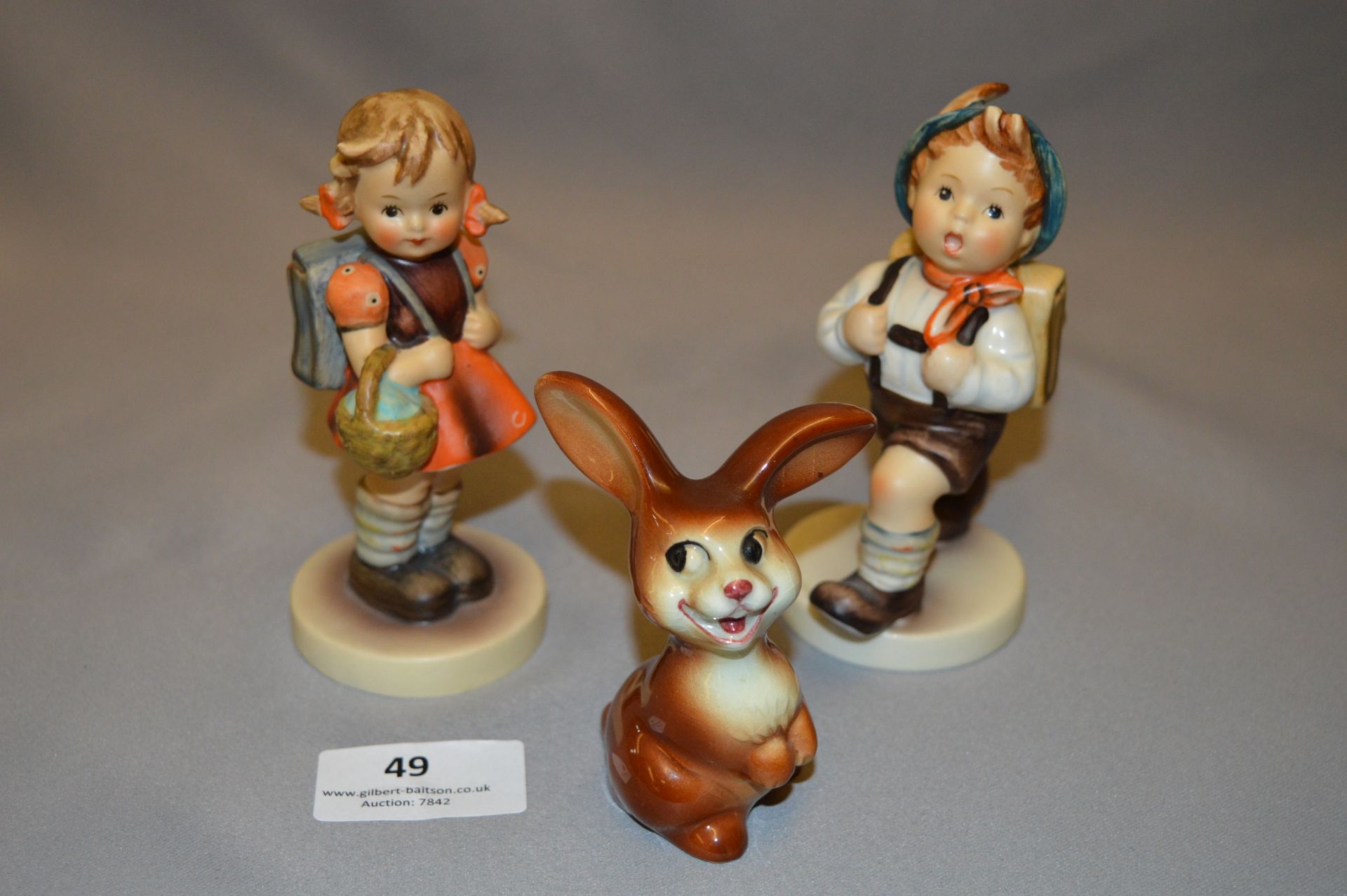 Three Goebel Pottery Figurines