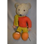 Plush Fur Rupert Bear Soft Toy