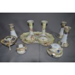 Part Noritake Dressing Table Set and Another Part Dressing Table Set