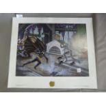 DC Comics First Team Press Lithograph Print "Batman and Catwoman"