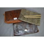 Three Snakeskin Handbags