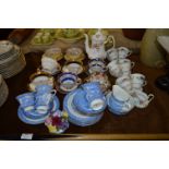 Collection of Assorted Tea Ware; Cups, Saucers and Part Tea Sets