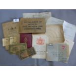 Documents, Ephemera and Personal Effects (Relating to Lot 404) Including Secret Documents, Field
