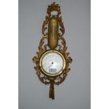 Gilt Framed Wall Barometer